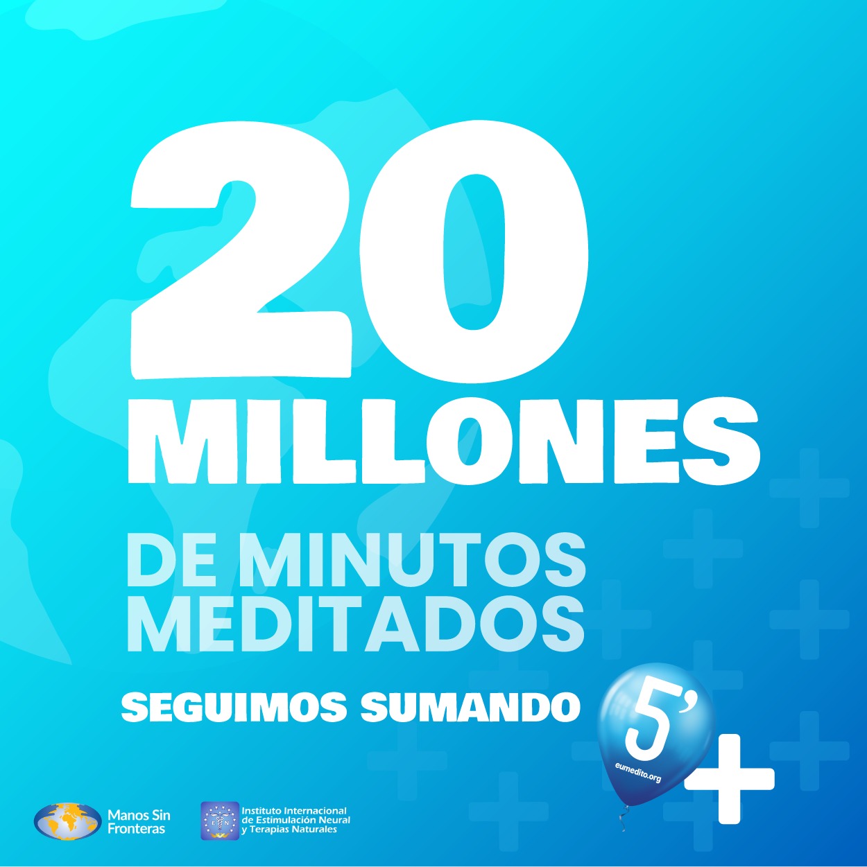 20 millones de minutos meditados